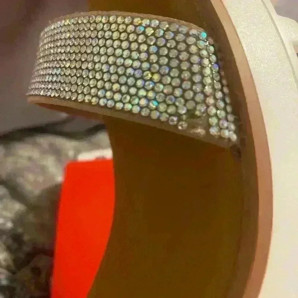Madden Girl Rhinestone wedge shoes. women’s size 9M